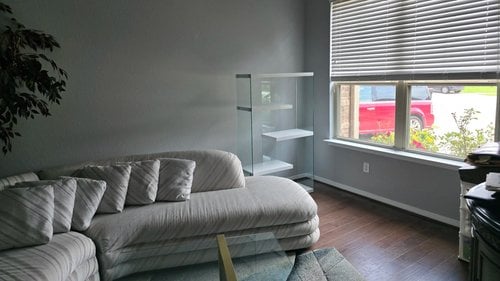 Modern living room interior painting in Sugar Land, TX