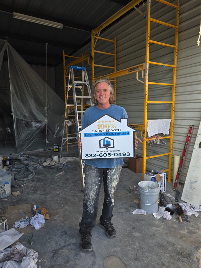 Happy customer — commercial interior painting in Sugar Land, TX