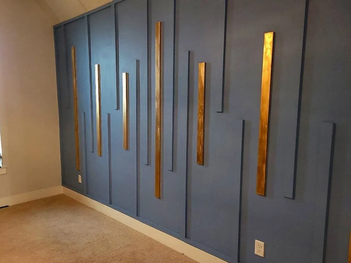 Accent Wall Painting project in Sugar Land, TX by The Proud Paintbrush
