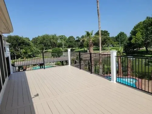 Deck Painting & Staining project in Sugar Land, TX by The Proud Paintbrush