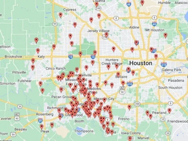 Fort bend county painting service areas