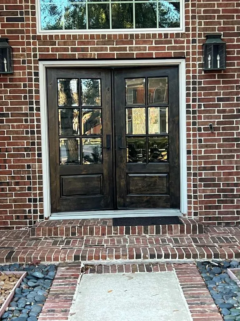 Front door refinishing after rosenberg TX jpg