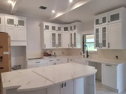 Cab white kitchen