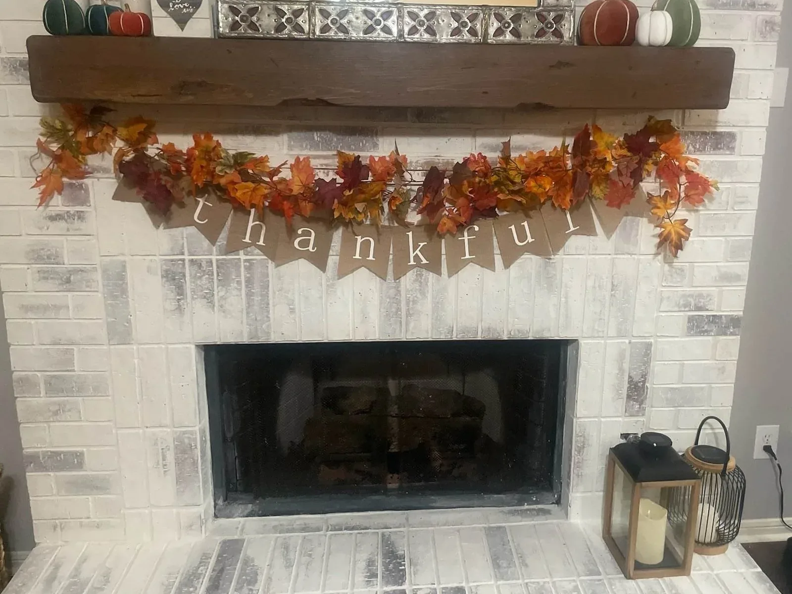 White Brick Fireplace Repaint in Sugar Land, TX by The Proud Paintbrush